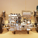 The guts of a Toyota Prius.